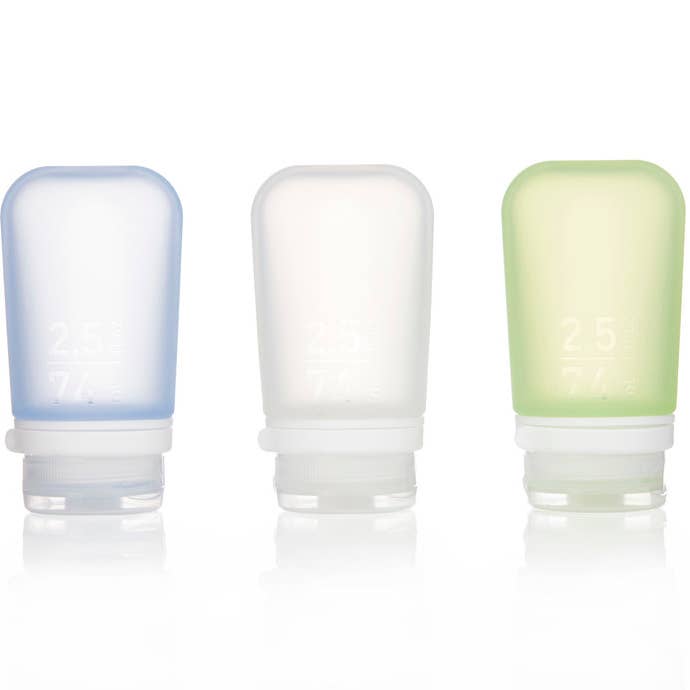 humangear - Venta al por mayor Recipiente de viaje - Botellas de viaje de silicona recargables GoToob+, paquete de 312