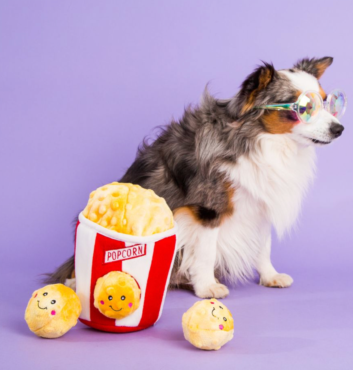 ZippyPaws – wholesale Pet plush toy – Dog – Zippy Burrow - Popcorn Bucket - Dog Toy4