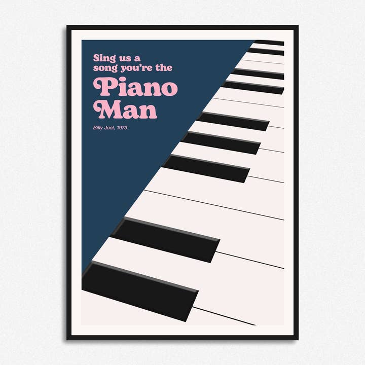 Stampa Piano Man per la vendita all'ingrosso da parte di HollieGraphik