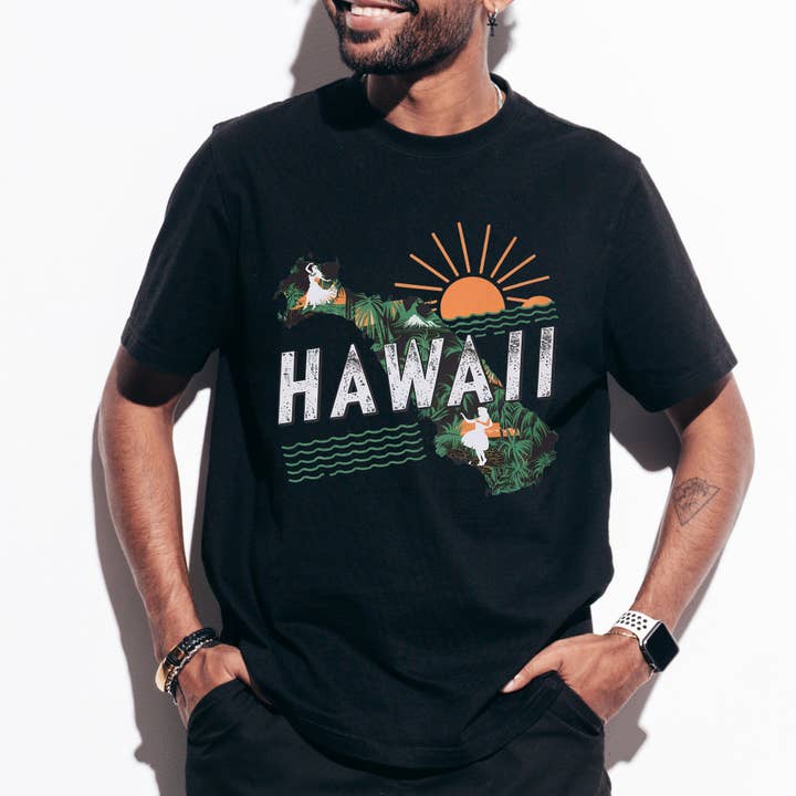 Hawaii State Vintage Shirt for wholesale by EnjoyMyDesign