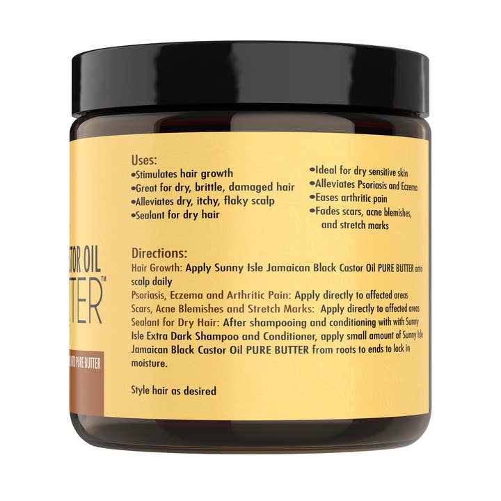 Sunny Isle - Wholesale Hair Oil - Sunny Isle Jamaican Black Castor Oil PURE BUTTER with COCONUT OIL 4oz