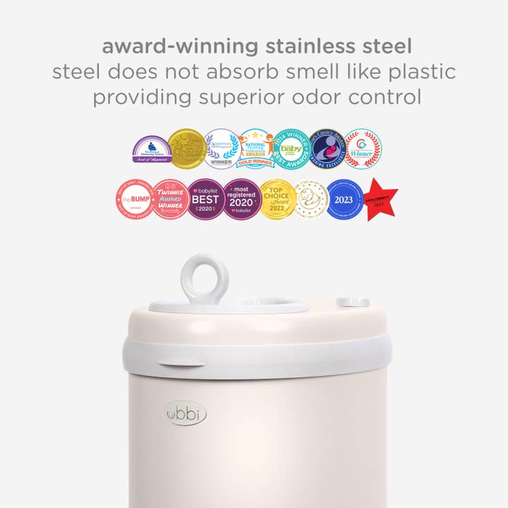 Ubbi - Wholesale Diaper Caddy - Baby - Ivory Diaper Pail