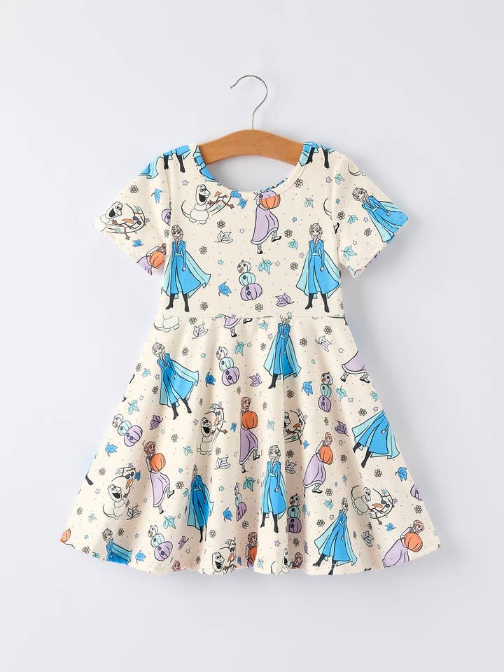 Christmas Character Dress for Toddler Girls for wholesale by Rylee Faith Designs