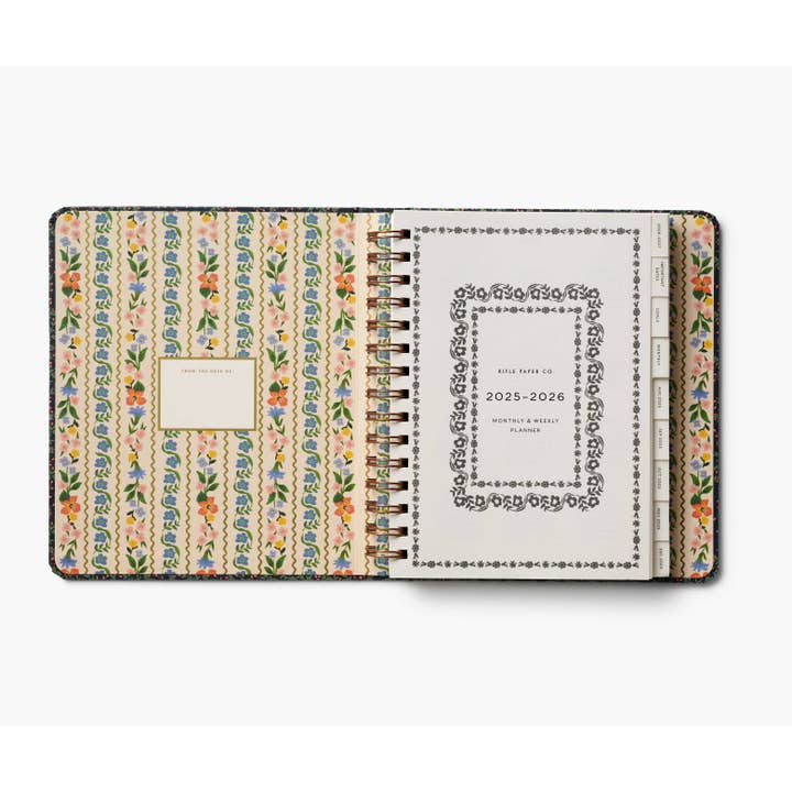 Rifle Paper Co - Wholesale Planner - 2026 Wildwood 17-Month Academic Covered Spiral Planner