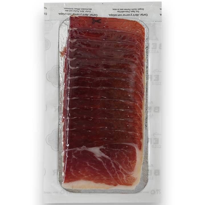 BEHER USA - Wholesale Pork - 100% Ibérico Ham (Jamón) Acorn-fed Machine-Cut Sliced 2oz1