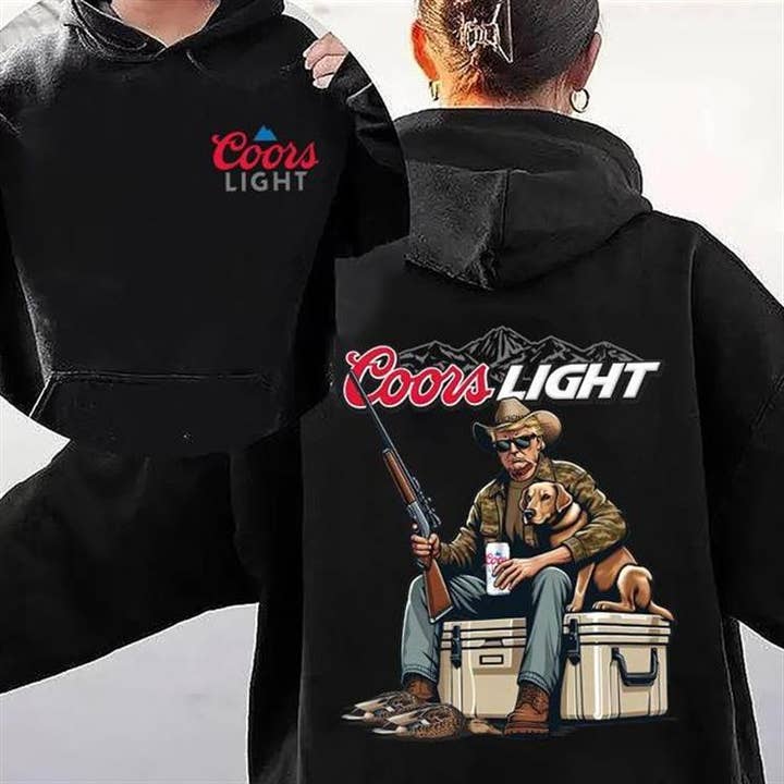 TheKingShirt - Wholesale Graphic Sweatshirt - Women's - Coors Light Beer Lover Hoodie For Men And Women Hunting1