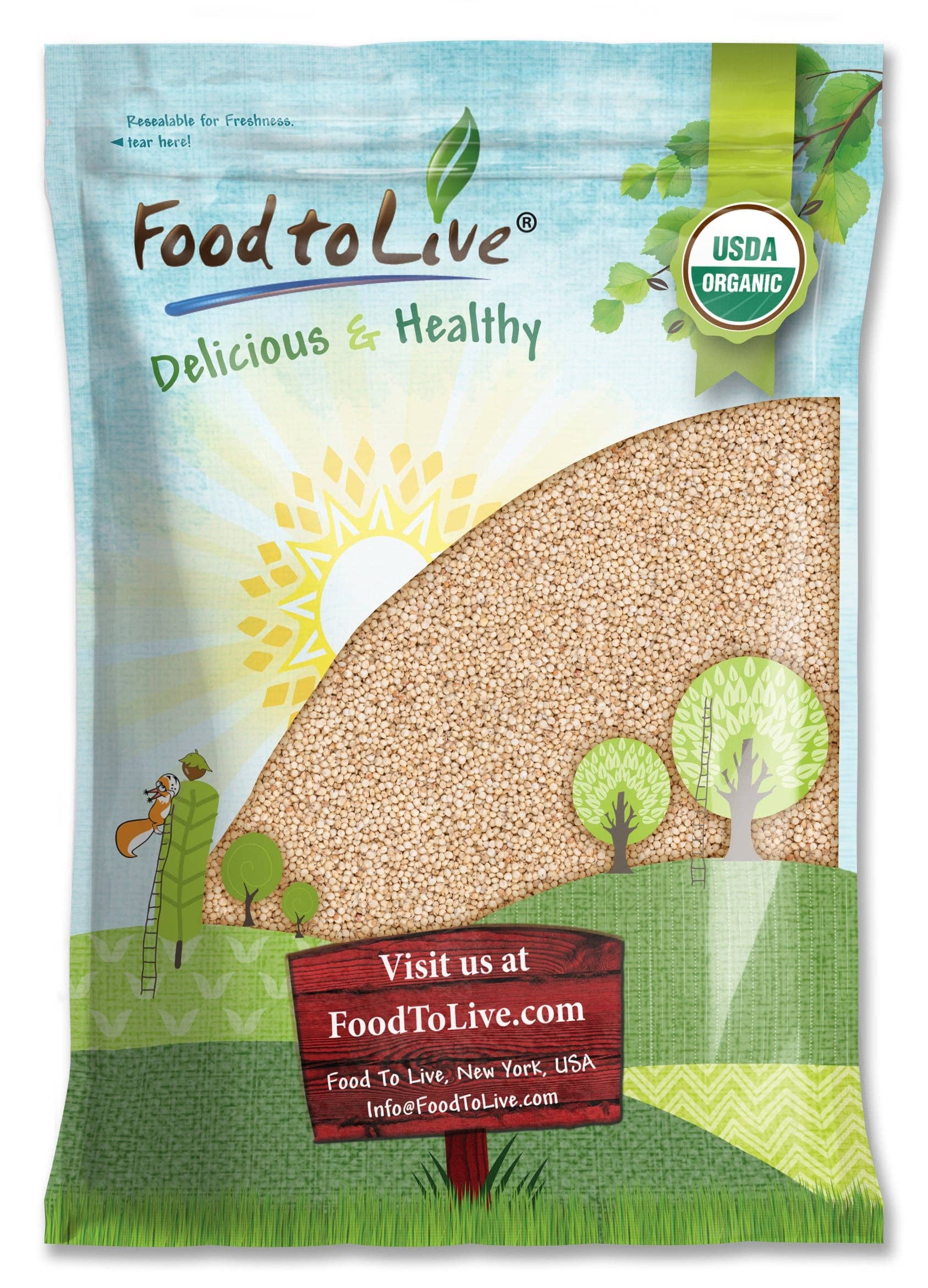 Food To Live - Wholesale Whole Grains - Organic Whole Grain Sorghum - by Food To Live2