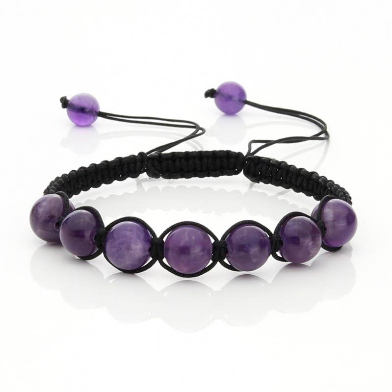 UniArt - Wholesale Beaded Bracelet - Macramé Style Semi-Precious Stone Bracelet3