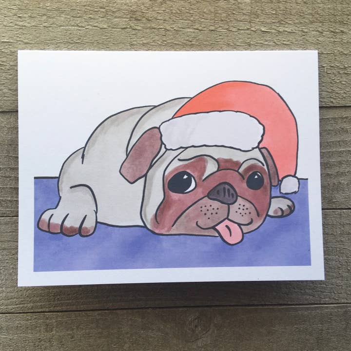 Tarjeta de Papá Noel para venta al por mayor de Ink Delights