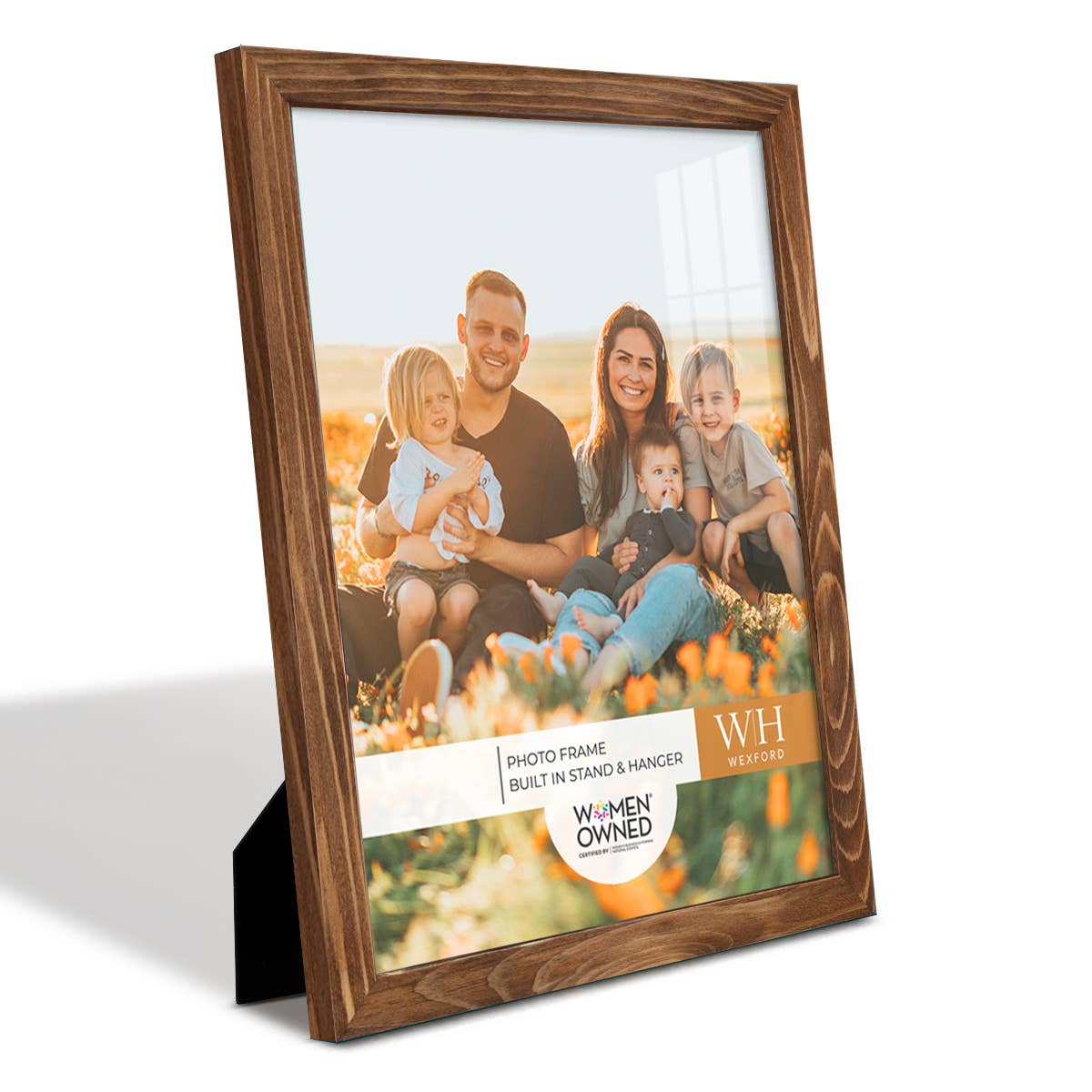 Wexford Home - Wholesale Picture Frame - Photo Frame, Real Wood with Wood Grain, Walnut29