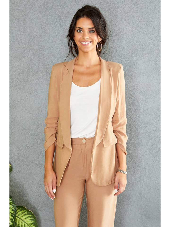VENTI6 – wholesale Blazer - Dam – 85733-KAMEL