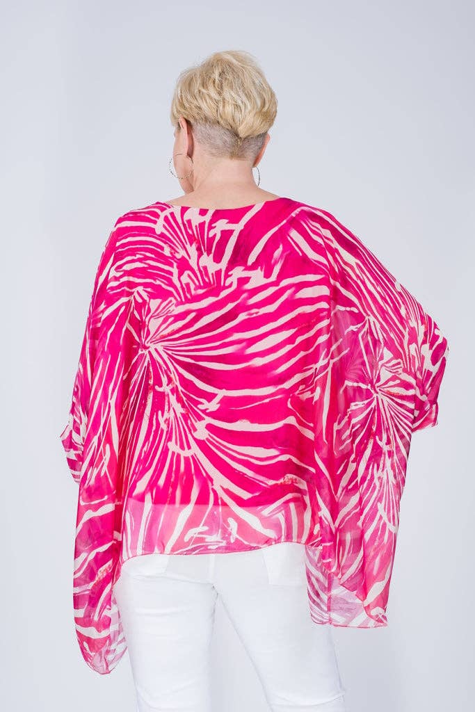 TINA Stephens Italy/Tees By Tina - Wholesale Kaftan - Women's - Sofia Botanika Silk Kaftan (BQ201BT)12