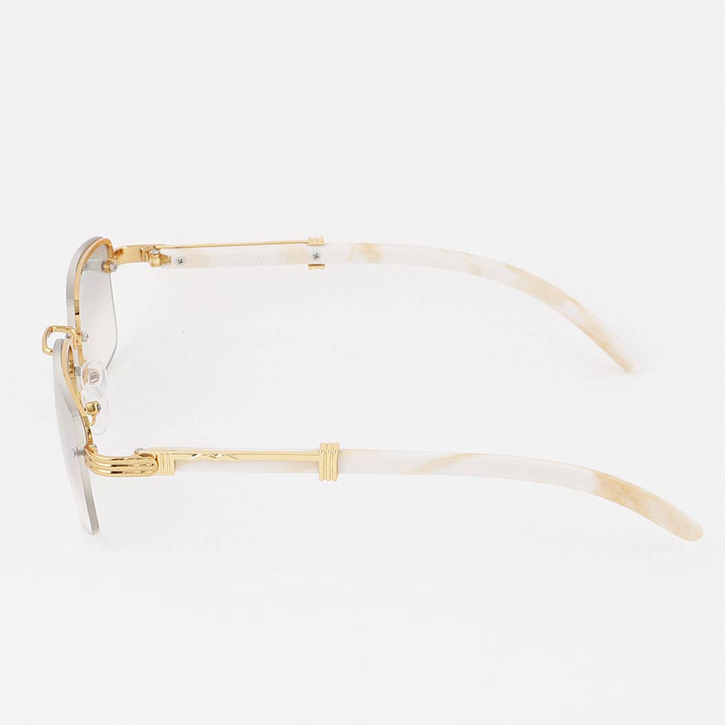 Mix Color Rimless Pillar Sunglasses for wholesale on Faire1