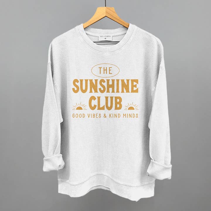Ivy + Cloth - Wholesale Graphic Sweatshirt - Women's - The Sunshine Club7