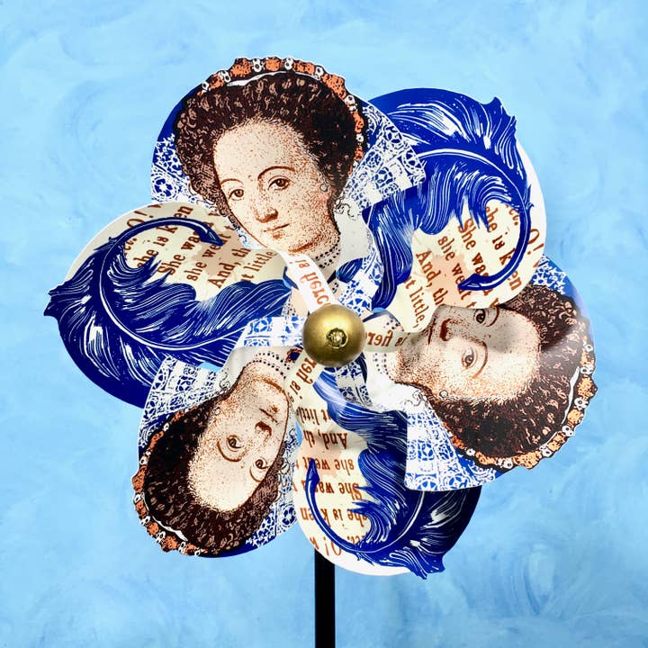 Emilia Bassano Windrad Windspiel Whirligig Windmühlenventilator für den Großhandel von Paper Arboretum