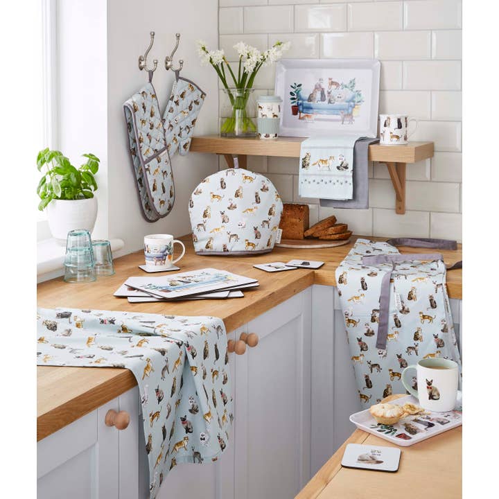 Grey Plaque - Rectangular "Purrfect Home" Curious Cats for wholesale on Faire2