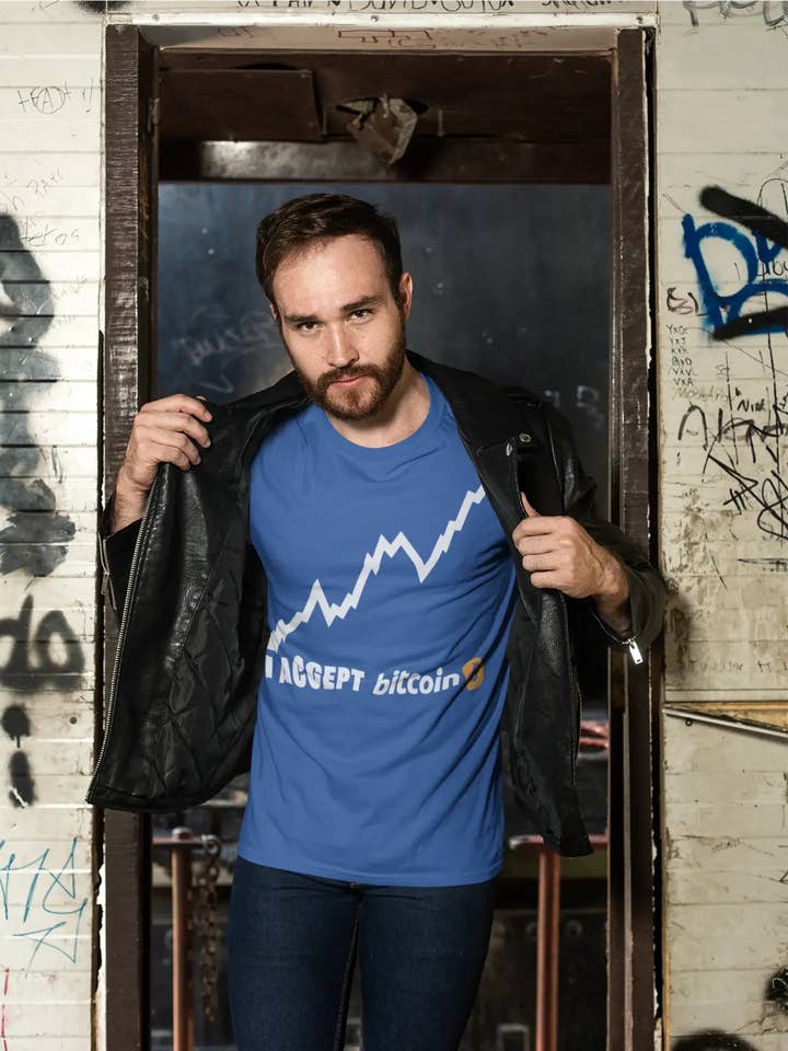 Camiseta gráfica Ultrabasic ® Homme Bitcoin BTC HODL Batimento Cardíaco - Idea de Presente Crypto por atacado de ULTRABASIC