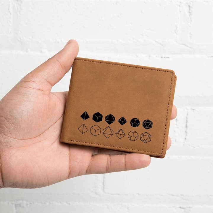 Carpe Diem Gifts - Vendita all'ingrosso Portafogli - Uomo - Portafoglio in pelle Dnd Dice | Regalo per uomo2