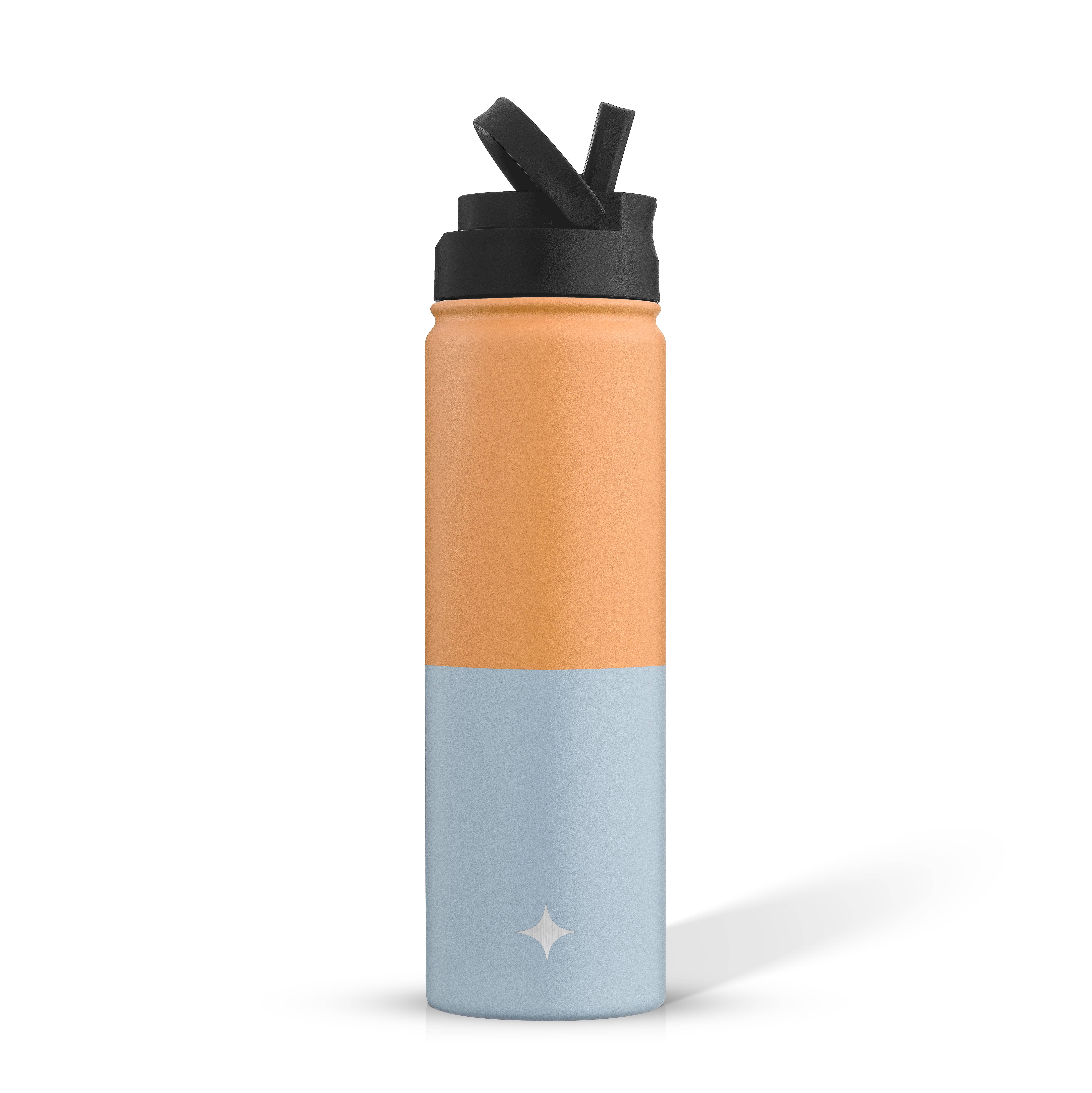 JoyJolt – Garrafa de água por atacado – Garrafa térmica colorida de aço inoxidável - 650 ml24