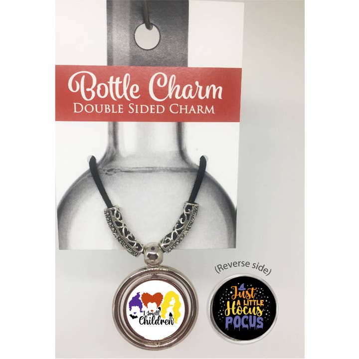 Ciondolo a forma di bottiglia Hocus Pocus per bambini, motivo: per la vendita all'ingrosso da parte di The Wine Steward LLC
