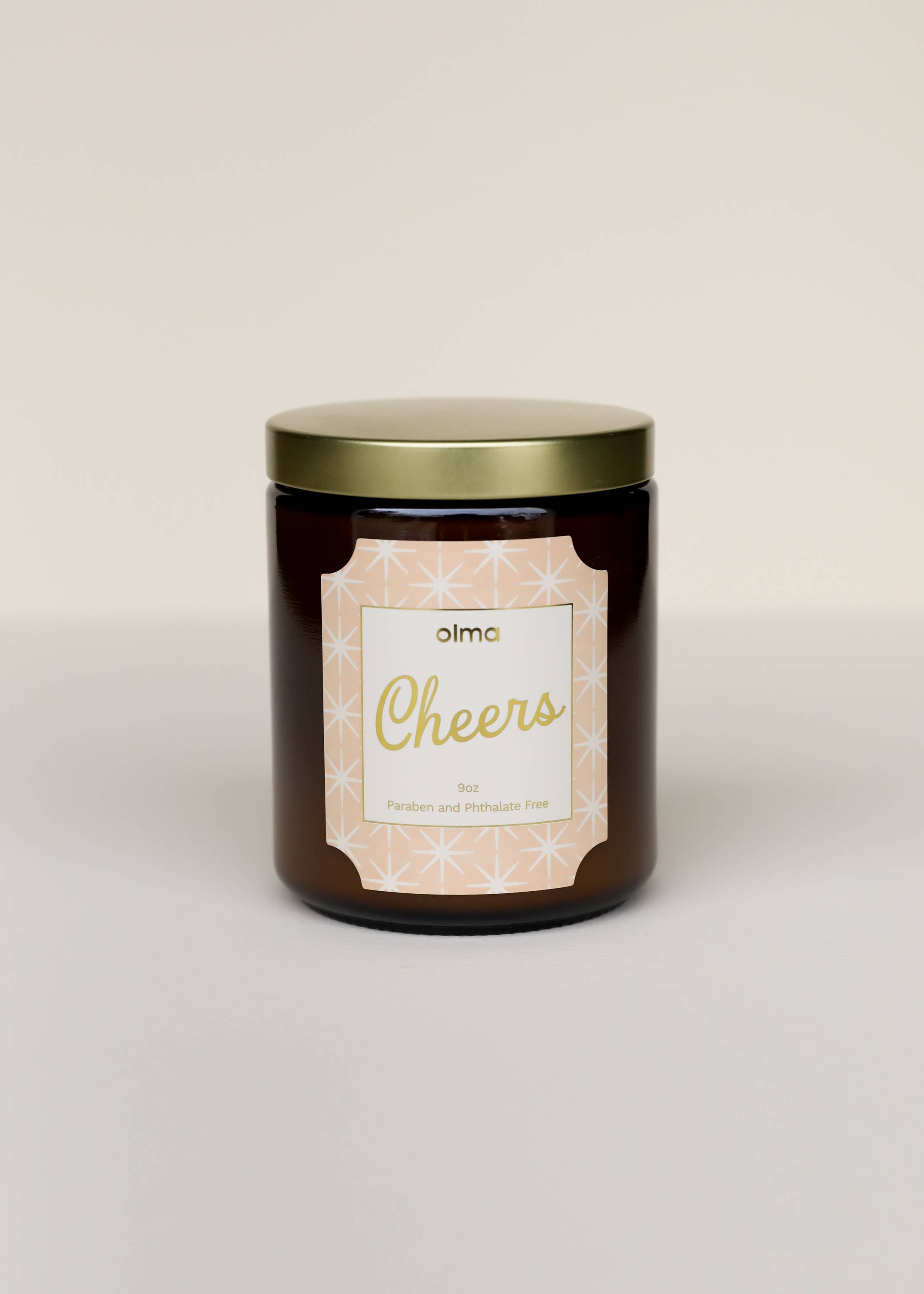 JaxKelly Candles - Wholesale Jar/Filled Candle - Cheers - Holiday Christmas Candle - 9oz Amber1