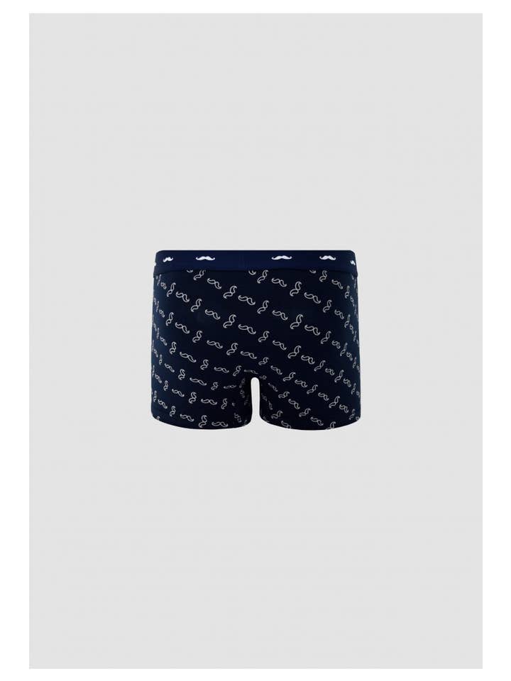 Navy Blue Mustache underwear w/o mustache for wholesale on Faire1