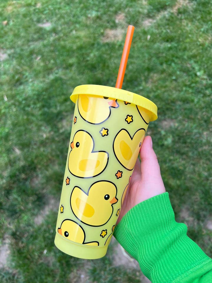 Rubbereenden van kleur veranderende beker voor wholesale door The Crazy Craft Girl LLC