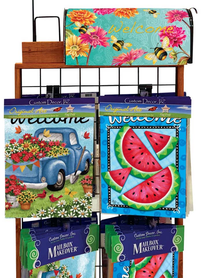 Display-Wooden Mailbox for wholesale by Custom Decor