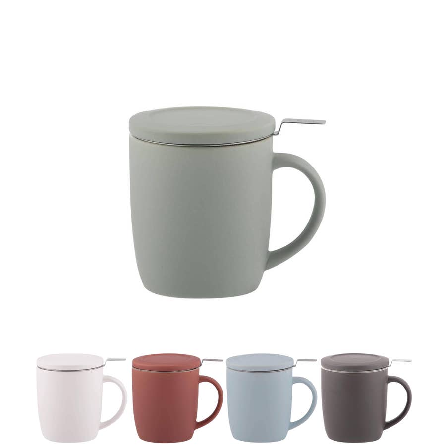OGO Living Juliet Stoneware Tea Mug + Acacia Lid – Terma Goods