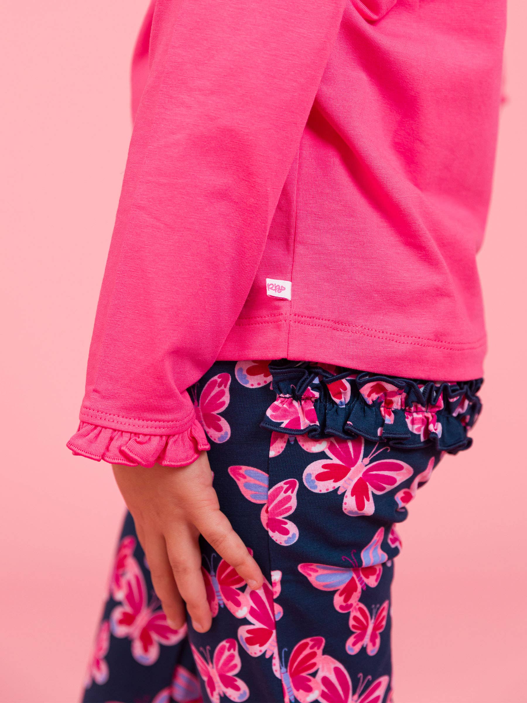 Armada Leggings Clásicos con Volantes y Mariposas para Niñas Pequeñas con Volantes Característicos en la Parte Trasera de venta al por mayor en Faire6