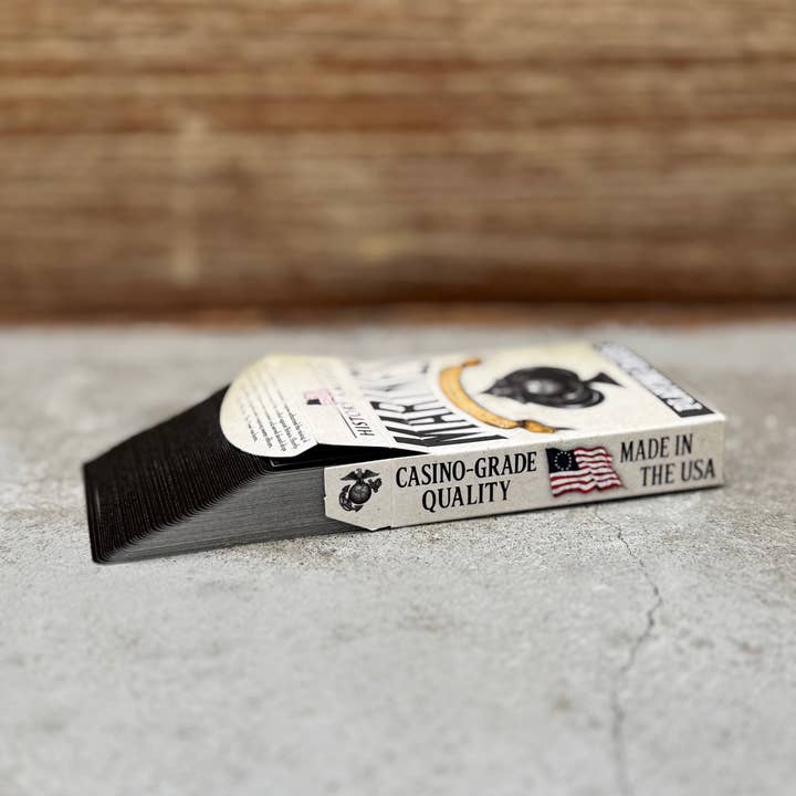 History America - Wholesale Playing cards - “Marines” – Premium Casino-Grade Patriotic Playing Cards | Standard Size6