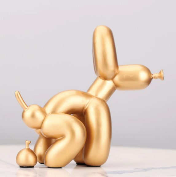 IVORE.GROUP (We cover All Import duty) - Wholesale Decorative Figurine - Poop Balloon Dog Statue7