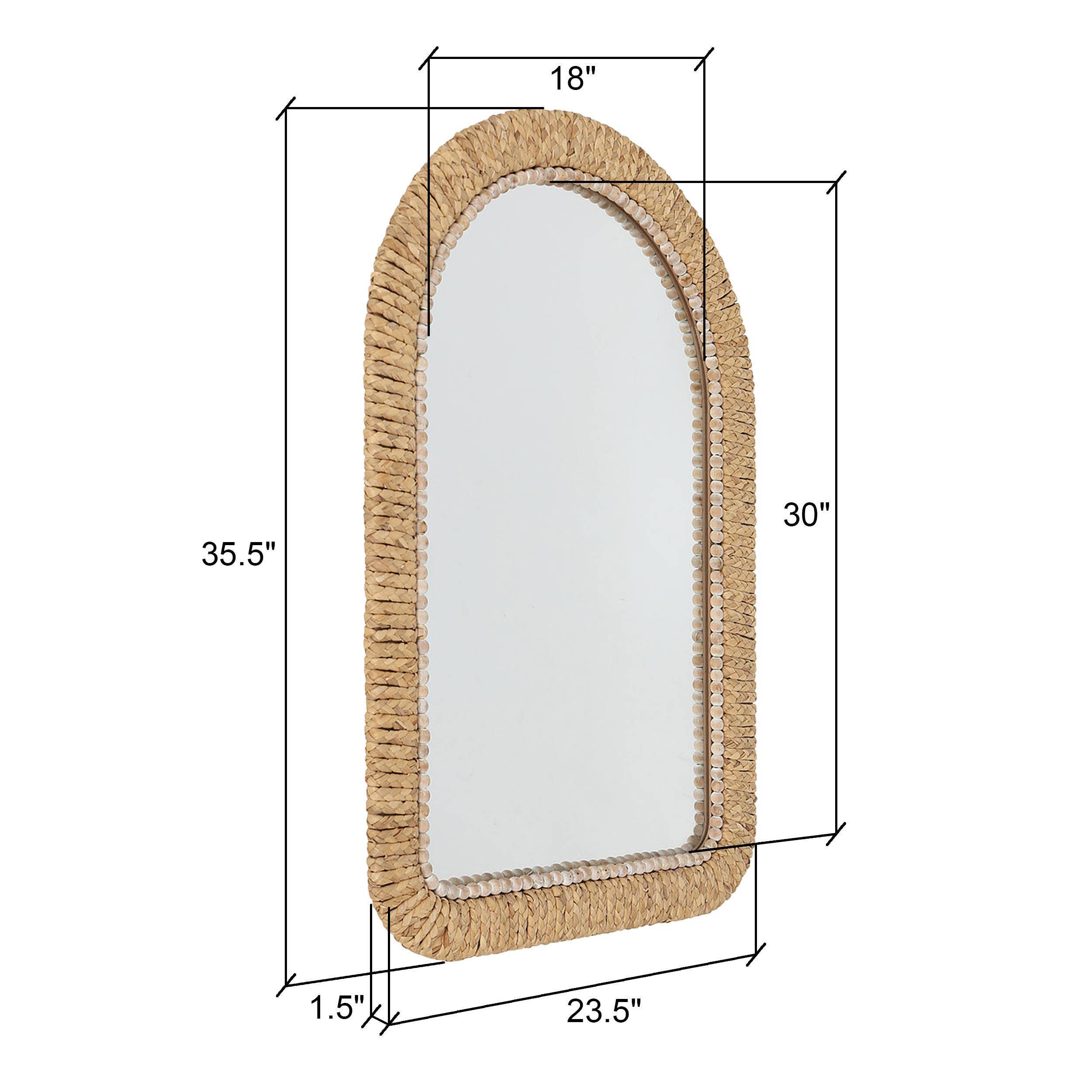 Aspire Home Accents - Wholesale Wall Mirror - Nora Mirror - 36"H x 24"W4