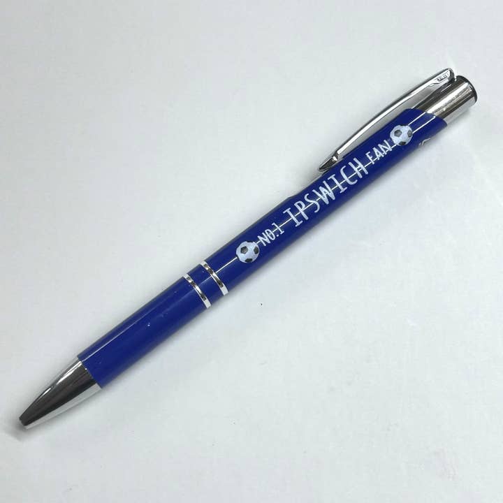 IPSWICH - NR. 1 FAN - METALLKUGELSCHREIBER (PEN-103) für den Großhandel von White Cotton Cards