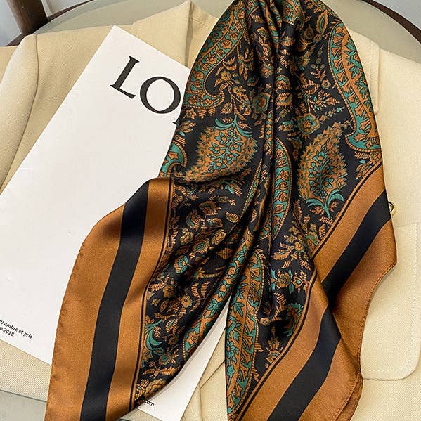 COFFEE Printed Sun Protection Shawl&Scarf for wholesale on Faire0