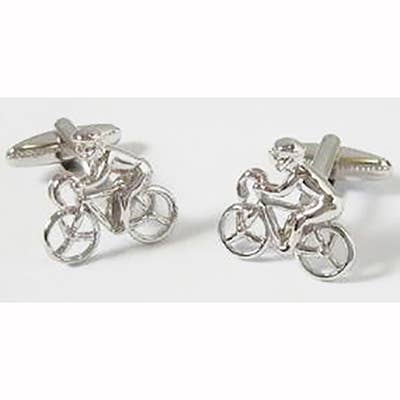 Manchetknopen Cyclist voor wholesale door THE MUSIC GIFTS COMPANY