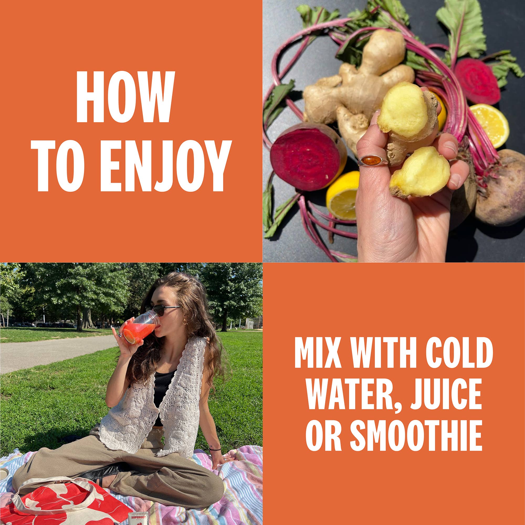 Superoot - Wholesale Powdered Health Drink - Immunity & Hydration Superfood Mix - Orange Lemon | 30 serv.8