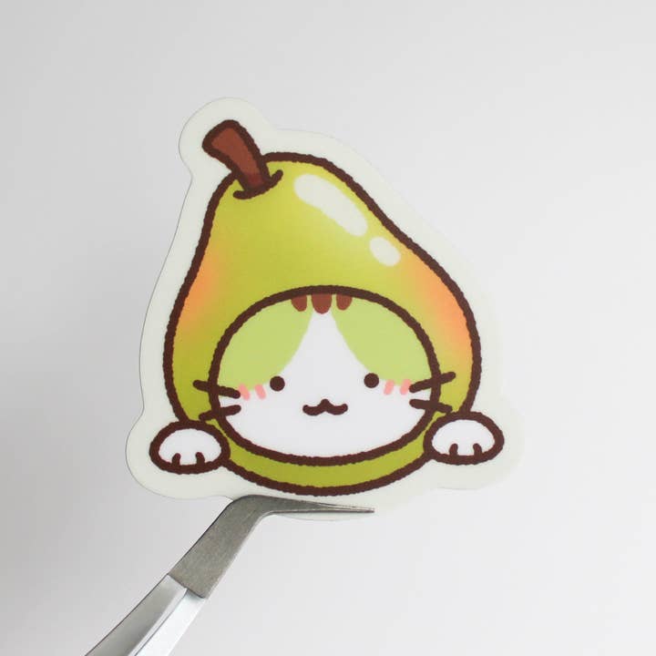Sam’s Scribbles - Wholesale Sticker - Miko Pear • Small Vinyl Sticker1