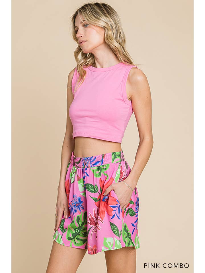 Cotton Bleu - Wholesale Shorts - Women's - 30185W - Bohemian Style Women's Air Flow Print Shorts5