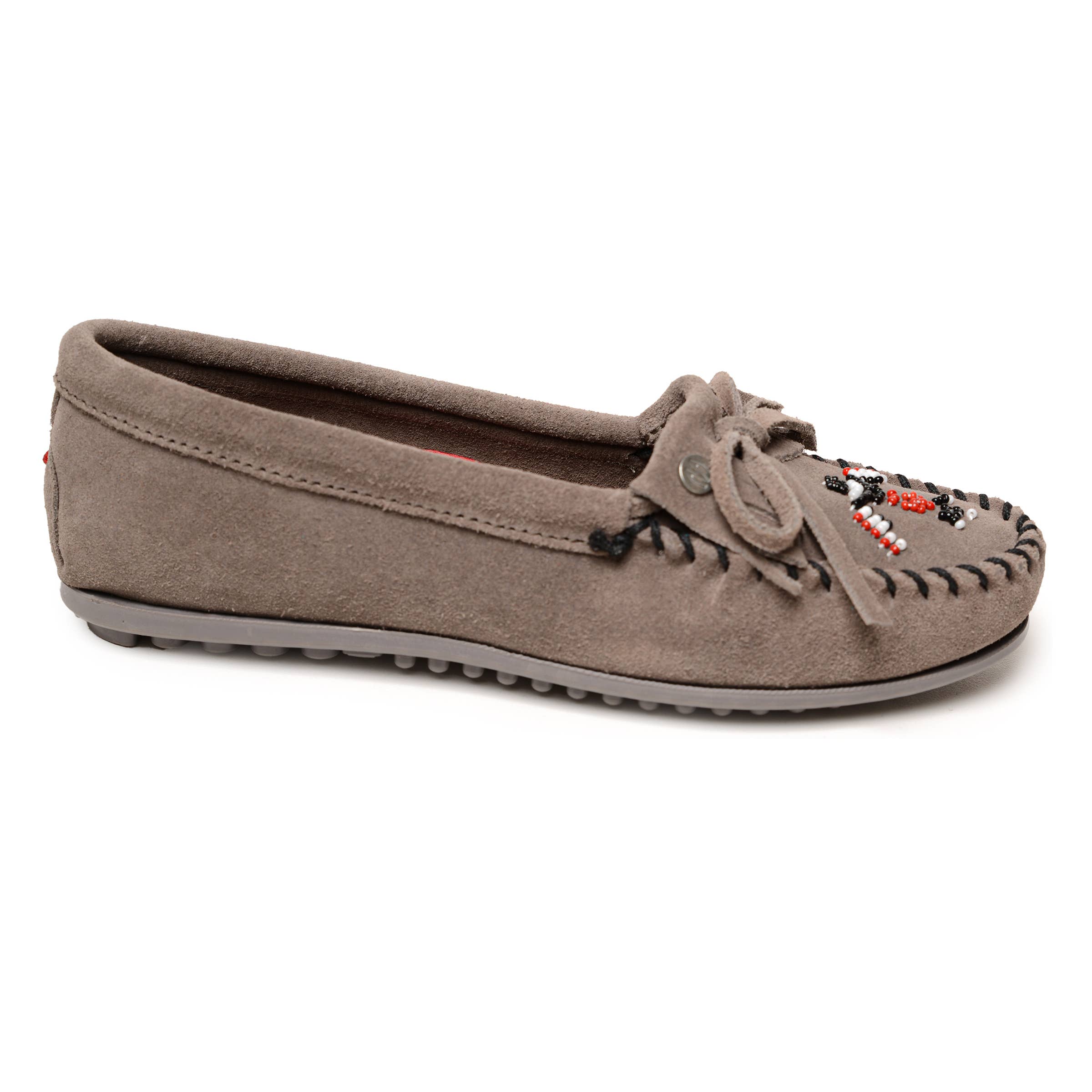 Minnetonka - Wholesale Flats/Loafers - Women's - Women's Thunderbird Animikii Suede Beaded Moccasin5