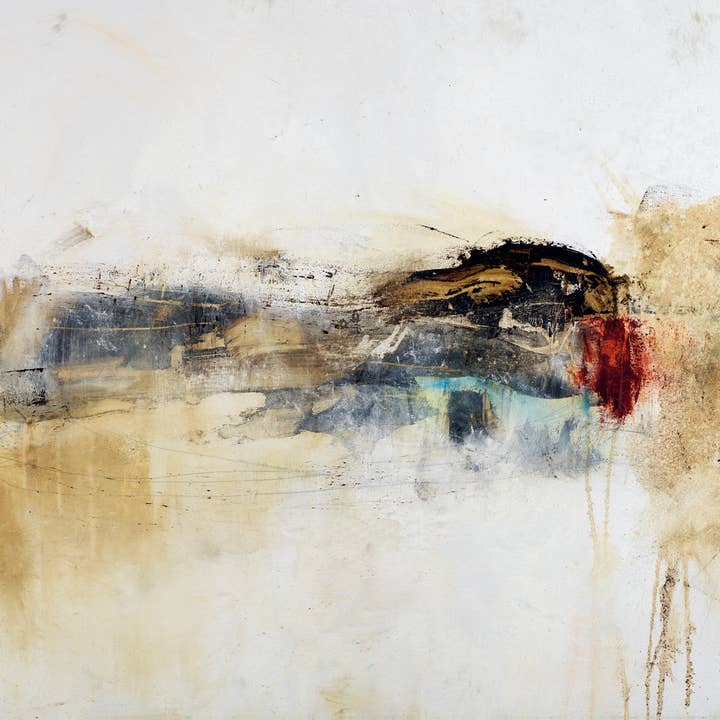 #040902 <br> Abstrakte Kunst Leinwanddruck <br> Titel: Der Atem vor dem Kuss für den Großhandel von Michel Keck LLC