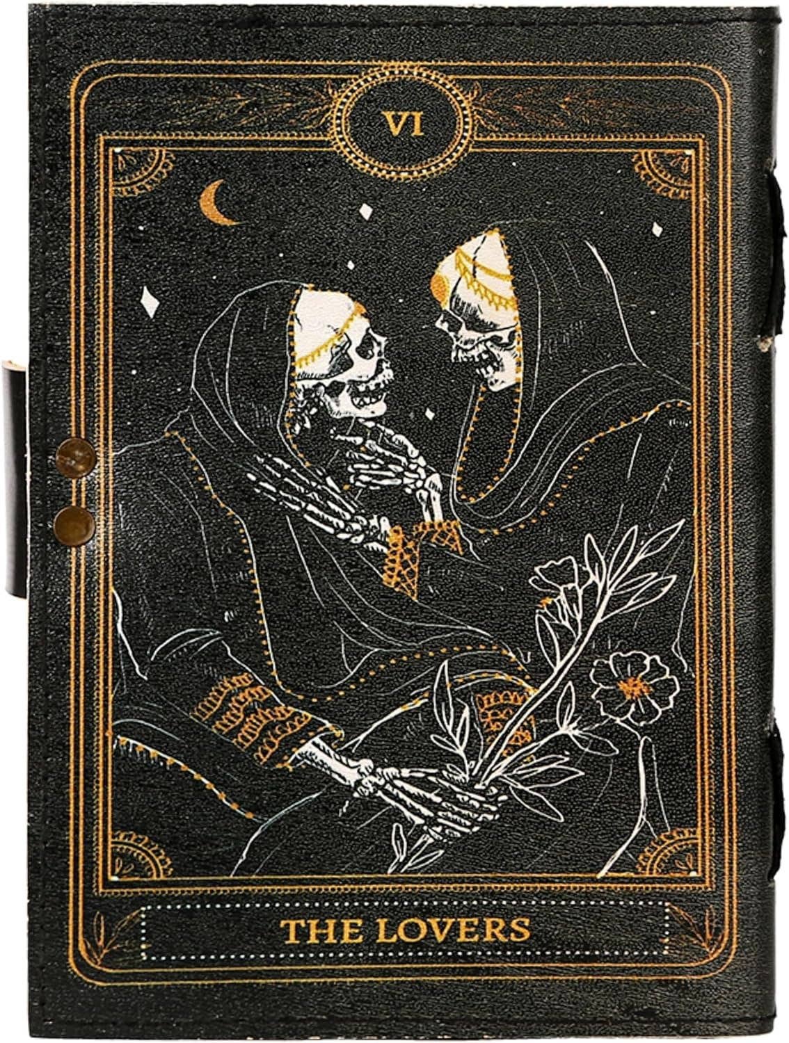 Tuzech Leather – wholesale Journal och dagbok – TUZECH läderklätt anteckningsbok med grimoirestil och ojämna kanter för män och kvinnor21