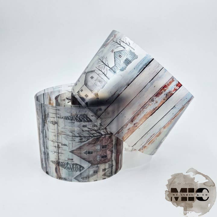 MIC | PET Tape (Blank & Præget): Wood Village for engroshandel hos MIC & MIM Premium Paper Shop