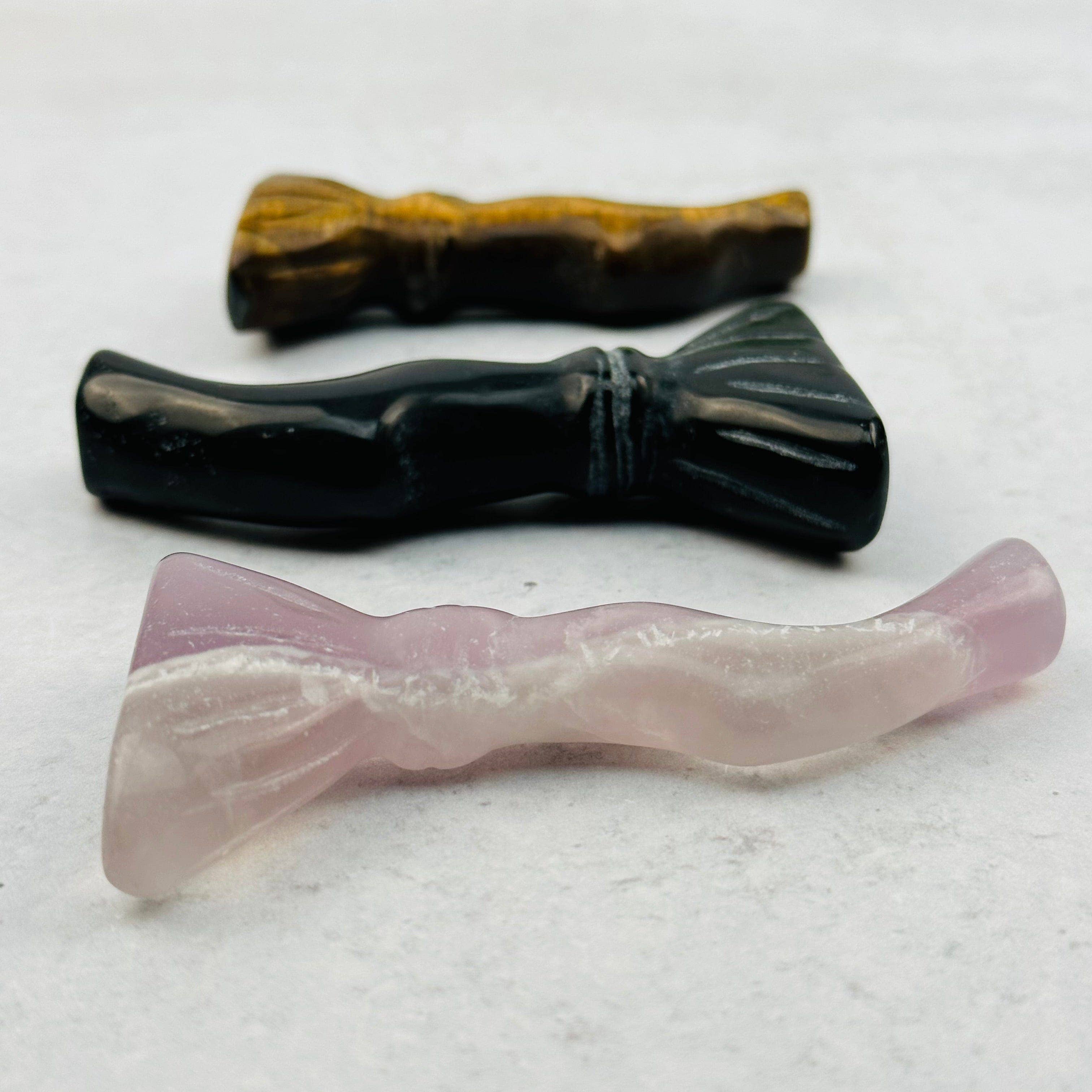 Rock Paradise - Wholesale Decorative Figurine - Crystal Carved Gemstone Witch Broom - Halloween3