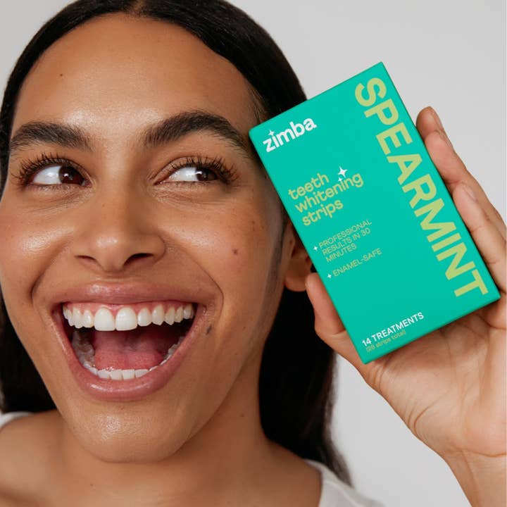 Zimba Whitening - Vendita all'ingrosso Sbiancanti per denti - Strisce Sbiancanti ai Denti alla Menta Verde