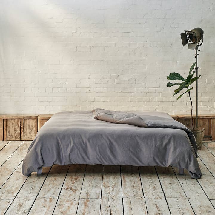 Beddable - Wholesale Duvet Cover - Silver Grey Duvet Cover