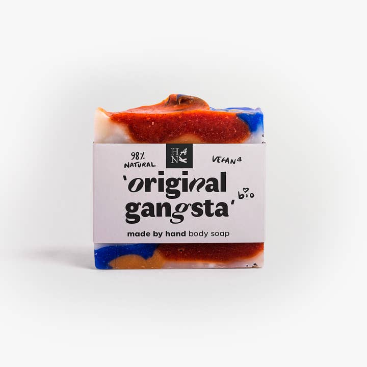 Hank Brussels - Wholesale Bar Soap - Original Gangsta Exfoliating Soap with paprika & black salt2