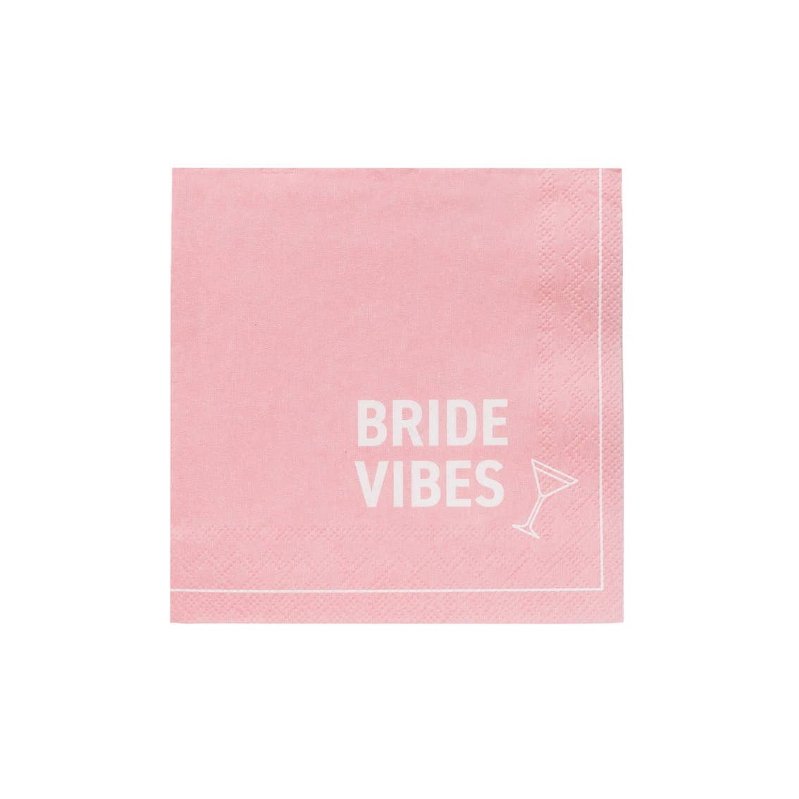 Talking Tables UK – wholesale Disposable napkin – Bride Pink Paper Cocktail Napkins | 20 Pack | Hen Party |2