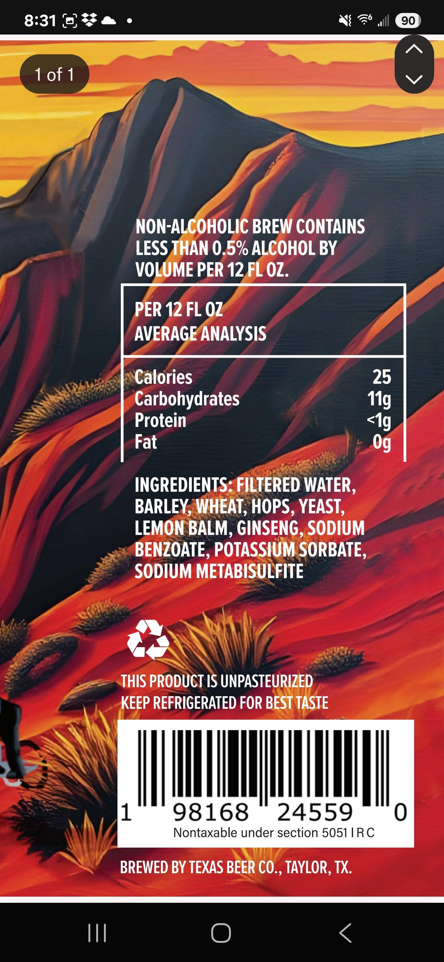 Upline Brewing - Wholesale Non-Alcoholic Beer - Upline Brewing Non-Alc Golden (24pk)2