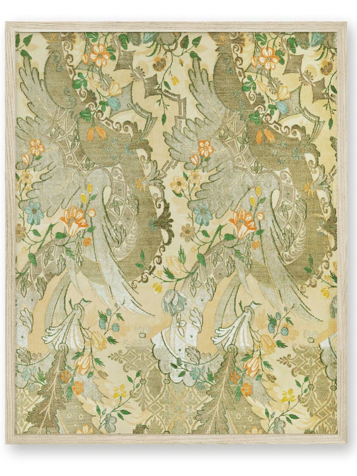 Green Tapestry Art Print | Vintage Art Decor | Antique Art for wholesale by Knot & Soul